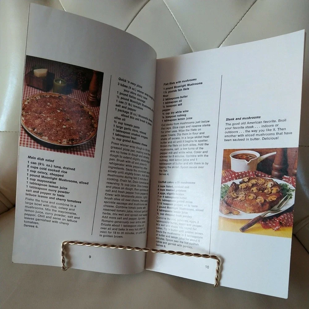Good Things To Eat With Moonlight Mushrooms Vintage‎ Cookbook Pamphlet Booklet